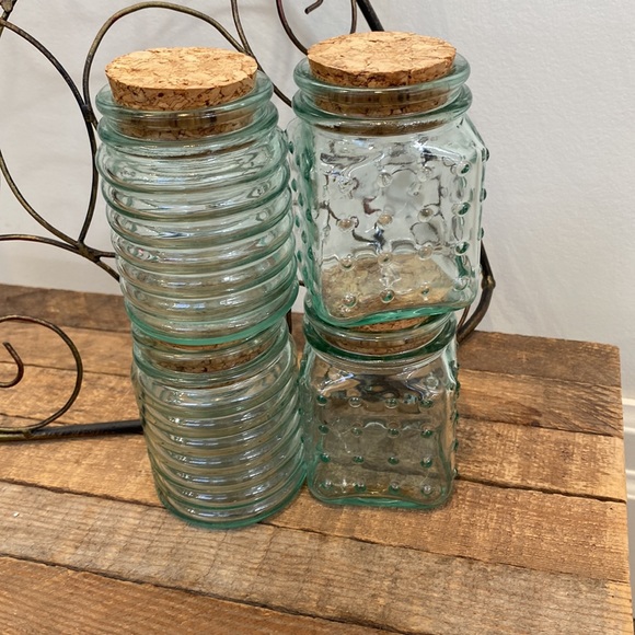 Anchor Hocking Green Spice Containers - Picture 5 of 5